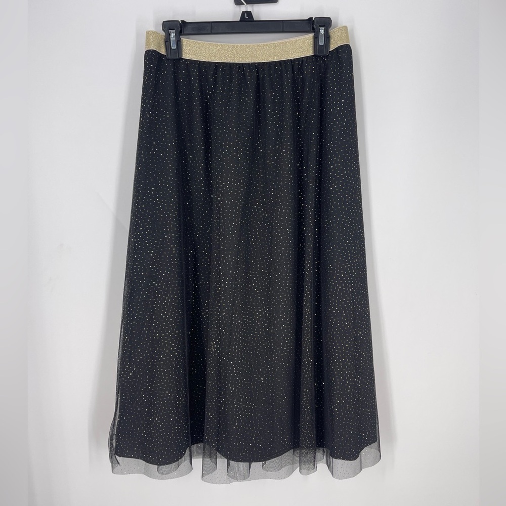 J Crew Black Tulle Skirt (B15)